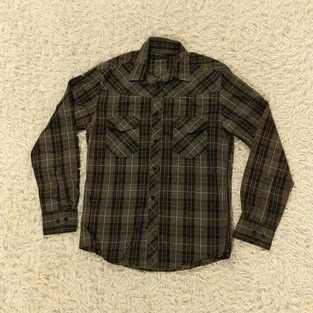 Jack & Jones Premium Plaid Long-sleeve button down